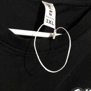 Black Graphic Tee with logo